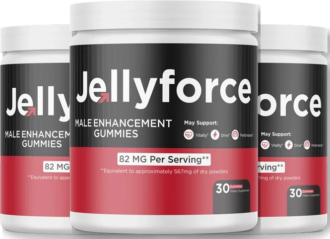 Jelly Force 3-jar bundle of botanical gummies
