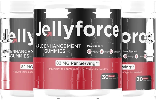 Jelly Force 3-jar package of botanical gummies